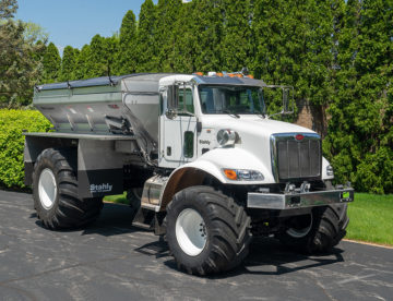 ag truck with precleaner