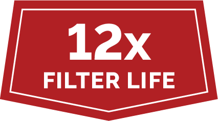 12x Filter Life